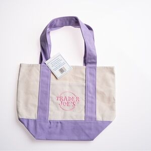 Trader Joe’s Mini Canvas Tote - Lavender